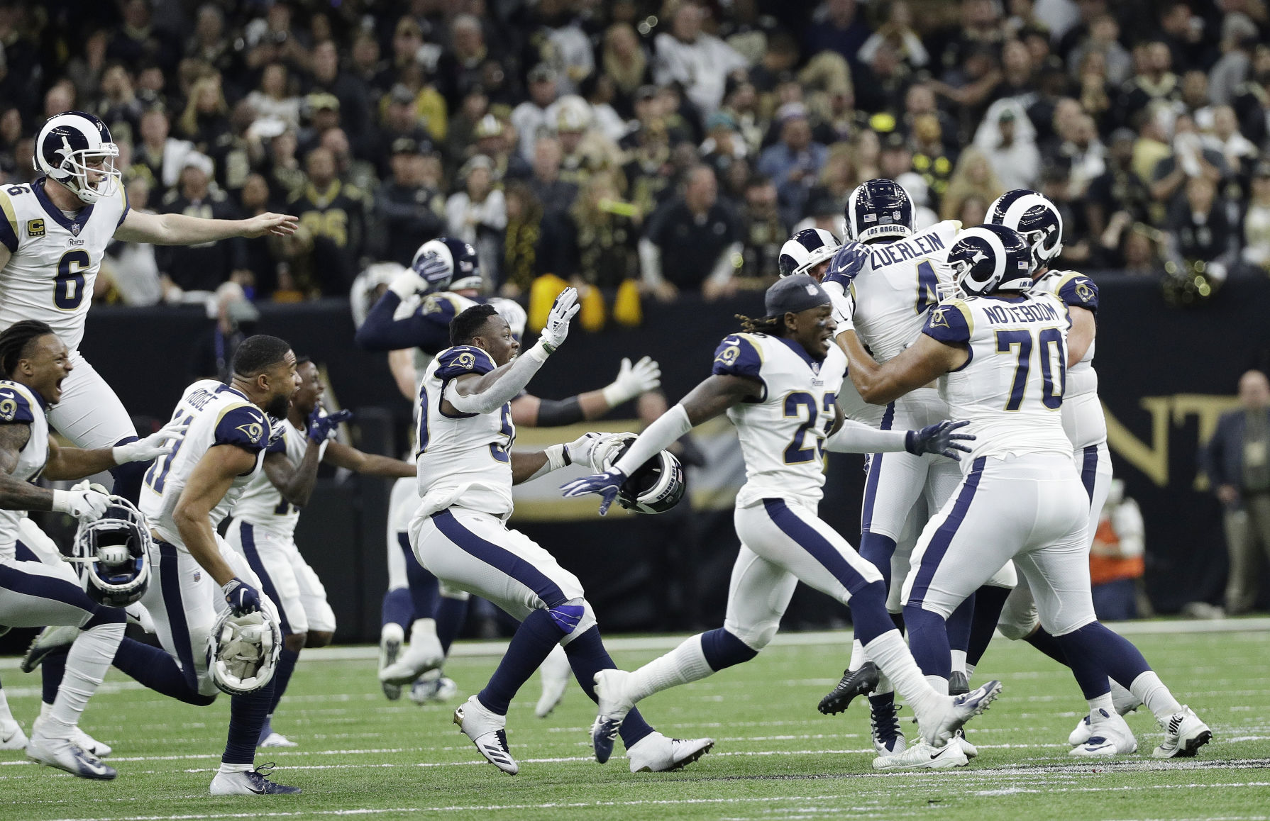 Rams Saints Football